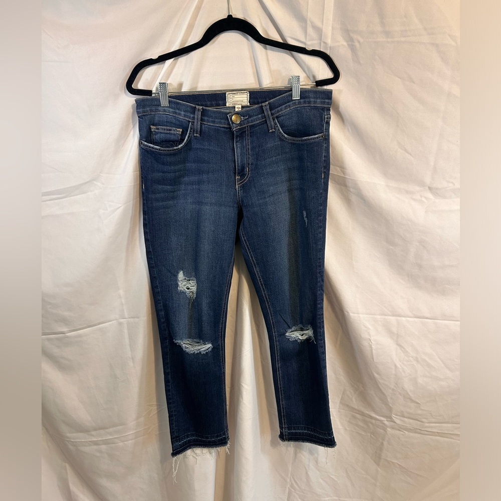 Current Elliott Wear for love/love wear jeans denim designer casual woman sz 29